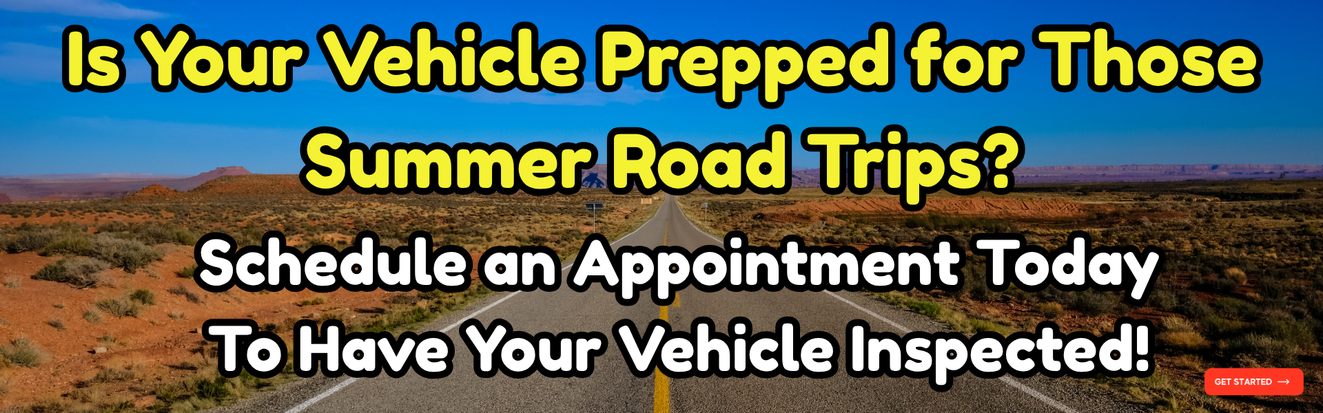 Summer vehi8cle Maint banner July 2026